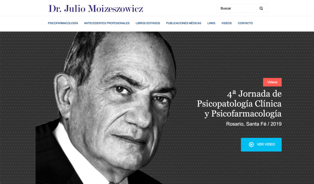 Moizeszowicz website design by Delosantos Web Design